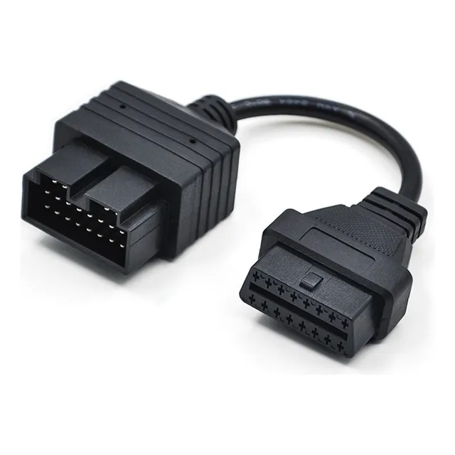 Cable Conector Adaptador Kia Obd1 20 Pin A Obd2 16 Pin