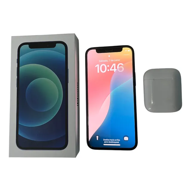 Apple Iphone 12 Mini (64 Gb)  + Airpods Usado Azul