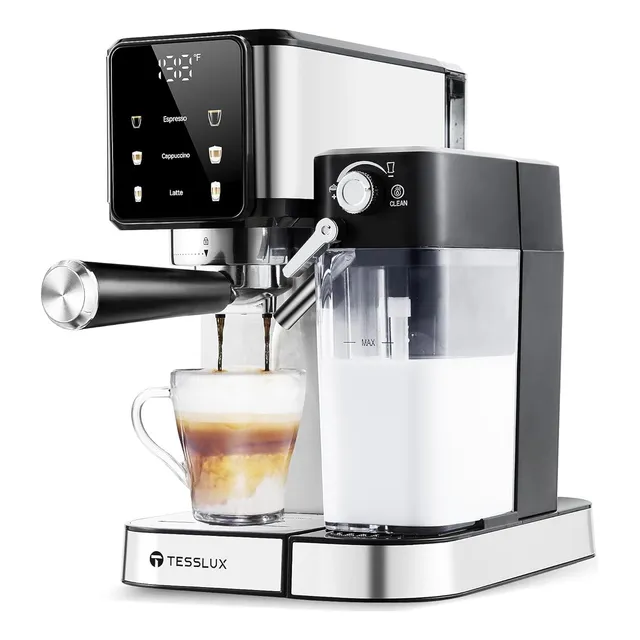 Máquina De Café Expreso Y Capuchino 20 Bares Doble Caldera