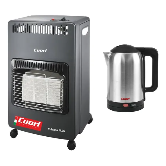 Estufa A Gas Plegable Completa  / Jarra Eléctrica 2l Cuori