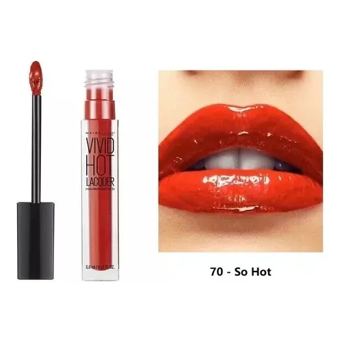 Gloss Altapigmentacion Vivid Hot Lacquer Maybelline Original