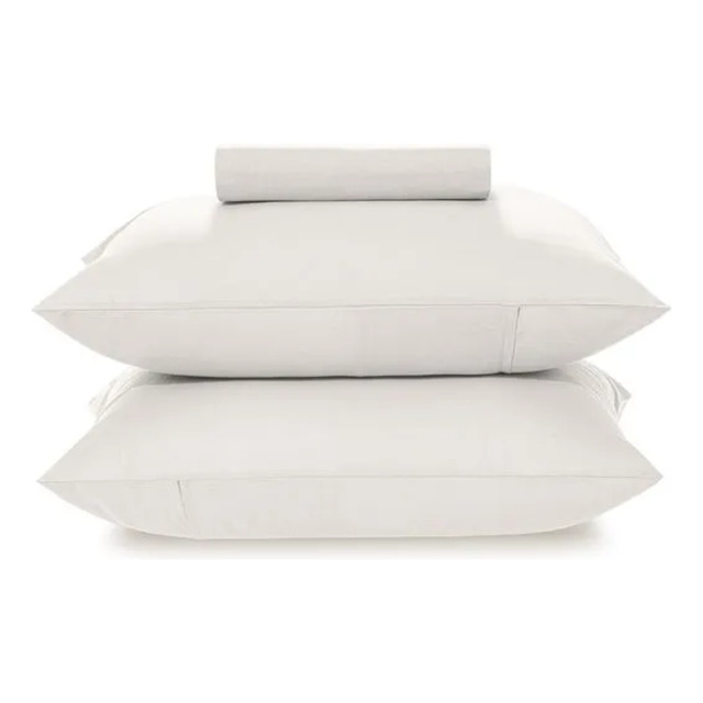 Jogo De Cama Matiza 160 Fios 3 Peças Casal Cor Branco Karsten Jogo De Cama Matiza 160 Fios 3 Peças Casal Cor Branco Karsten