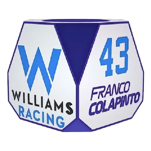 Mate F1 Franco Colapinto Argentina Williams Impresion 3d