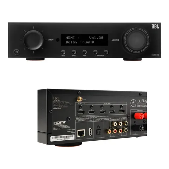 Jbl Ma510 Receiver 5.2 Canais 100w 8k Bt Wifi Airplay Bivolt Preto