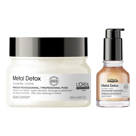 Kit Máscara + Oleo Metal Detox Expert L'oréal Professionnel