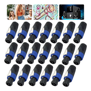 20pz Conector Speakon Nl4fc De 4 Polos Neutrik 20pz Conector Speakon Nl4fc De 4 Polos Neutrik