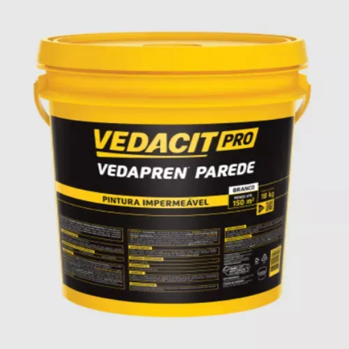 Vedacit Vedapren Parede Tinta Impermeabilizante 18 Litros