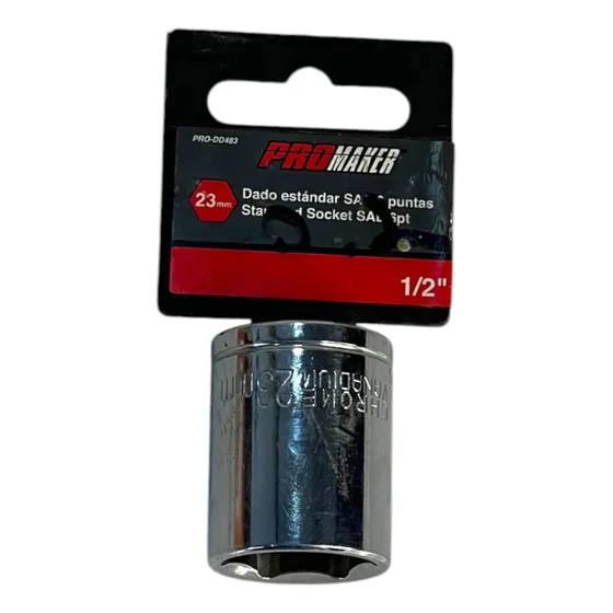 Dado 1/2  X 23mm Std Sae 6pts Promaker