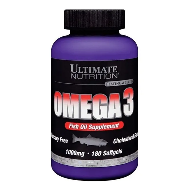 Omega 3 1000 mg 180 cápsulas blandas - Ultimate Nutrition