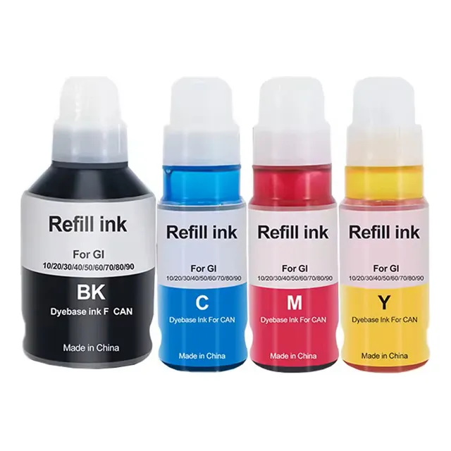 4 Tinta Compatible Con Canon Gi10 Pixma G5010 G6010 G7010
