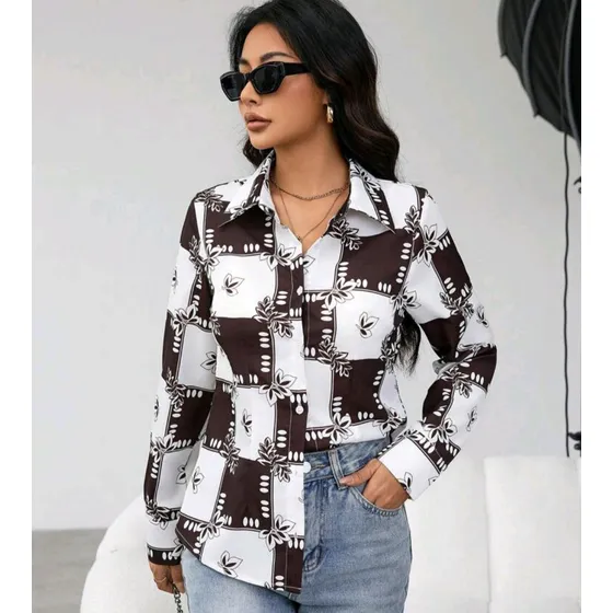Blusa Camisa Vestir Shein Talla S