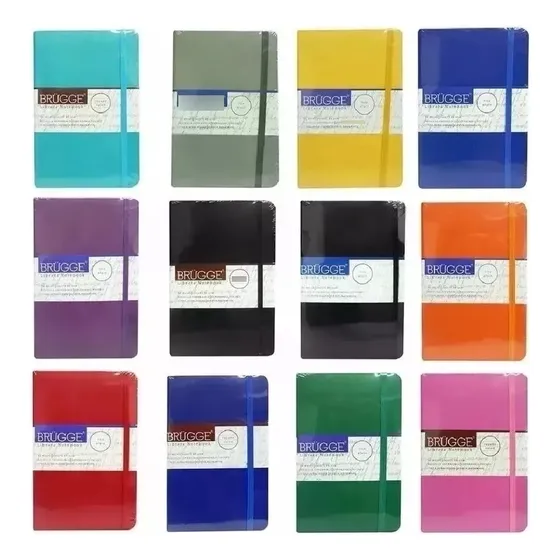 Libreta Brugge Tipo Moleskine  12x18 96 Hojas