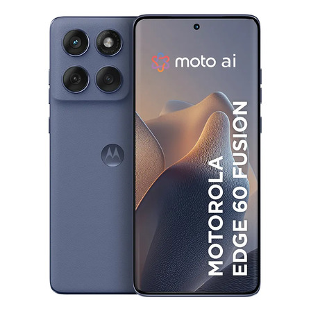 Smartphone Motorola Edge 60 Fusion 5g - 256gb 8gb Ram+8gb Ram Boost, 50mp Sony Ai Camera Ip68 Nfc - Cinza Vegan Leather