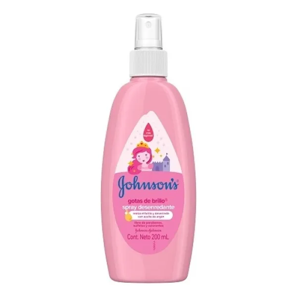 Spray Para Peinar Johnson's Gotas De Brillo 200 Ml
