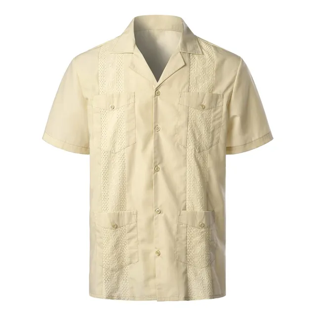 Camisa Manga Larga Para Hombre Dongfeng Multipl Bolsillo