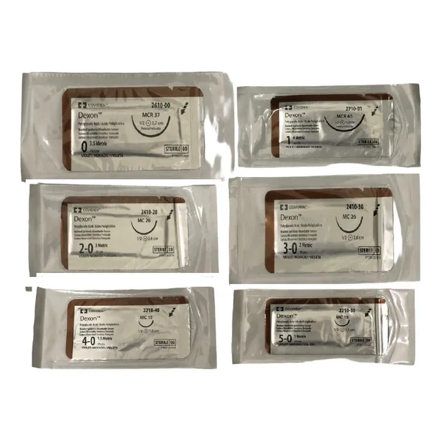 Sutura Acido Poliglicolico Vicryl Dexon Covidien X Unidad