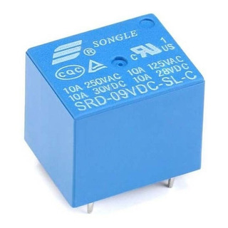 Relevador Relay Rele De 9v 10a Songle 5 Pines Mv Electronica Relevador Relay Rele De 9v 10a Songle 5 Pines Mv Electronica
