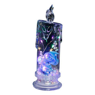 Luz De Vela Sem Chama Led De Flores Do Dia Dos Namorados Luz De Vela Sem Chama Led De Flores Do Dia Dos Namorados