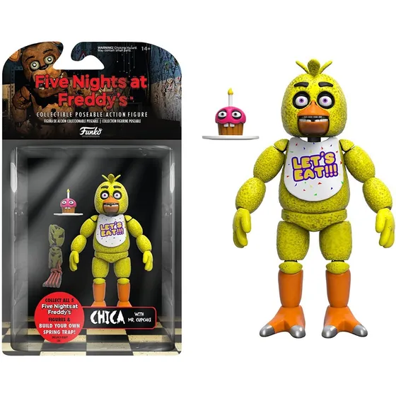 Chica & Mr. Cupcke Five Nights At Freddy's Fugura Funko