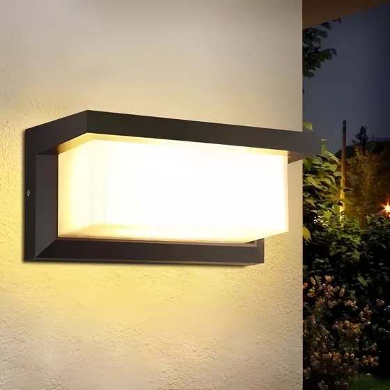 Lámpara Led Moderna Impermeable Ip65 De 18w Para Exterior