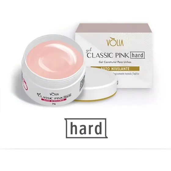 Gel Classic Pink Hard 24g - Vòlia Cor Rosa
