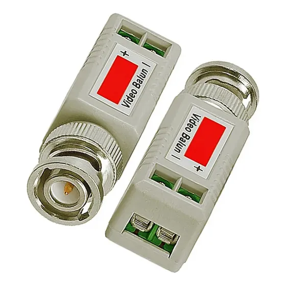 (2v) Video Balun Pasivo Cámara Seguridad X Par 400 Mts Fulhd