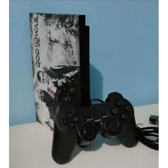 Playstation Slim Com O P L + Pen Drive 64gb (Recondicionado)