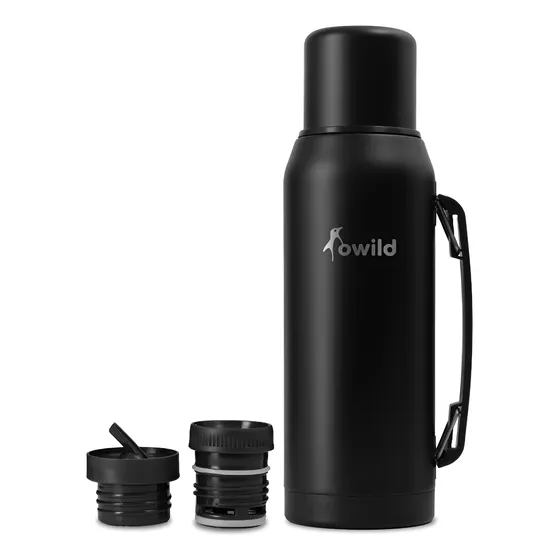 Termo Agua Caliente Owild 1 Lt Acero Inoxidable + Tapa Extra