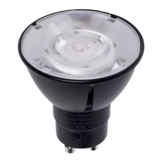 Lámpara Dicroica Led 7w Gu10 220v 36° 3000k Dimerizable WLG