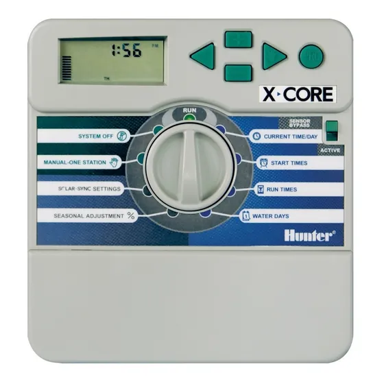Programador Riego Hunter Automatico Xcore 4 Estaciones