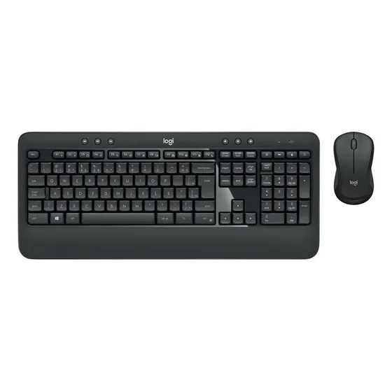 Kit Teclado e Mouse MK540 Advanced sem fio Layout ABNT2 Ambidestro Logitech