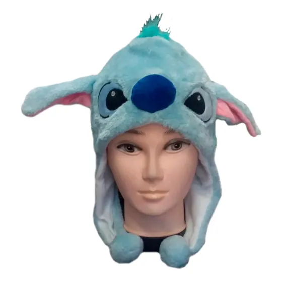 Gorro De Felpa Peludito Invernal Stitch