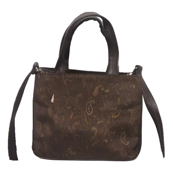 Cartera Marron  Elegante Piel Usada