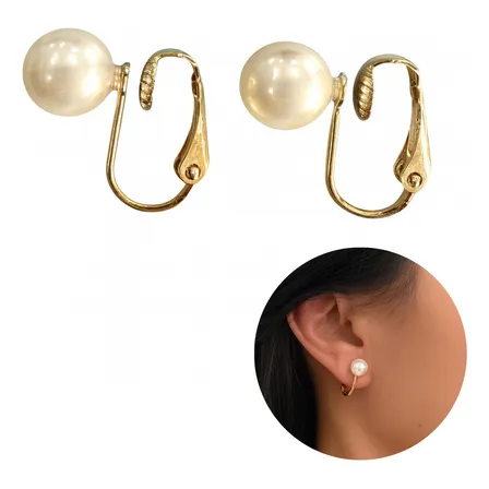 Brinco Pressão Pérola Número 8 - Para Quem Não Tem Furo