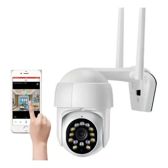 Cámara de seguridad Smart Camera Wifi Inalambrica Motorizada Yoosee con resolución 1080p visión nocturna incluida color blanco
