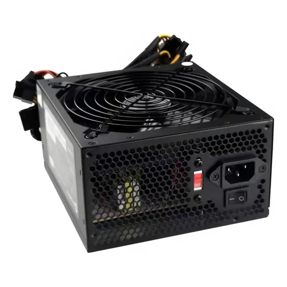 Fuente De Poder Atx 600w 20+4pines Pciex 3sata 2ide Fan12cm