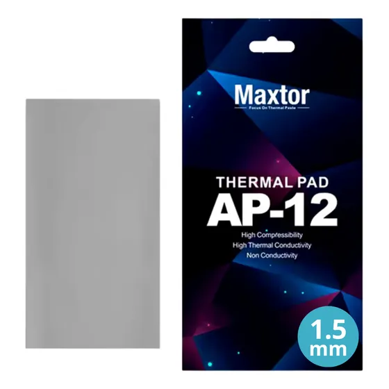 Pad Térmico Maxtor Ap-12 85x45x1.5mm Conductividad 14.8w/mk