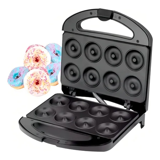 Fabrica De Donas Boma MINI DONUT Maquina Donuts Facil Limpieza Diginet Color Negro
