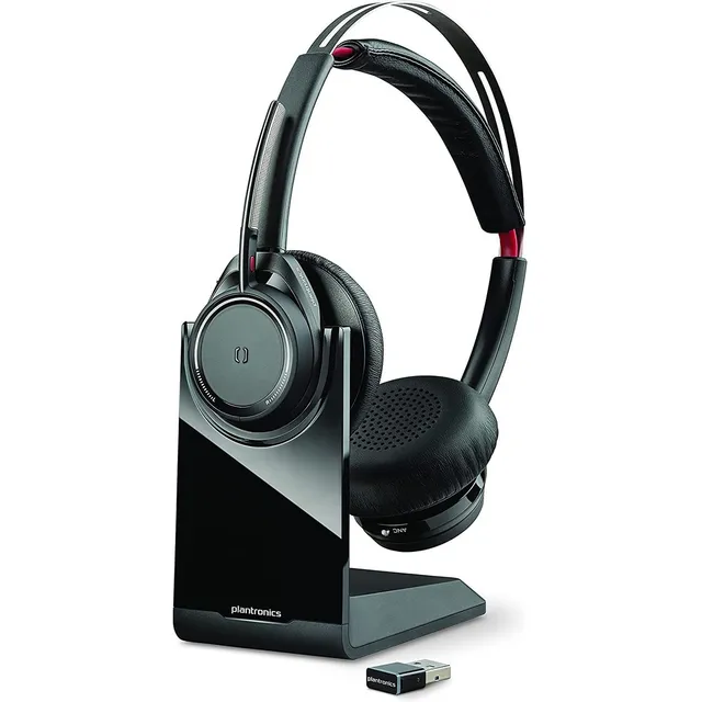 Auriculares Diadema Plantronics Voyager Focus Uc Bluetooth Color Negro