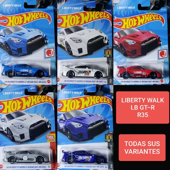 Hot Wheels Liberty Walk Nissan Gt-r R35 Honda Toyota 2025