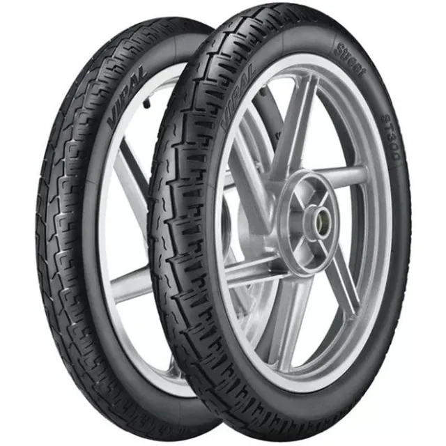 Neumático delantero para motocicleta Biz Pop100/Web100 60x100-17 St300 Vipal