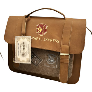 Bolsa- Maletín Harry Potter De Hogwarts Express Color Camel Bolsa- Maletín Harry Potter De Hogwarts Express Color Camel