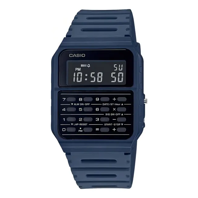 Reloj Calculadora Casio CA53WF-2BDF Retro Classic Vintage color Azul