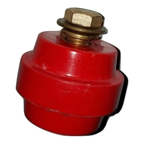 100pz Aislador Barra Tierra Tipo Manzana Barril 600v 3/8 Tor