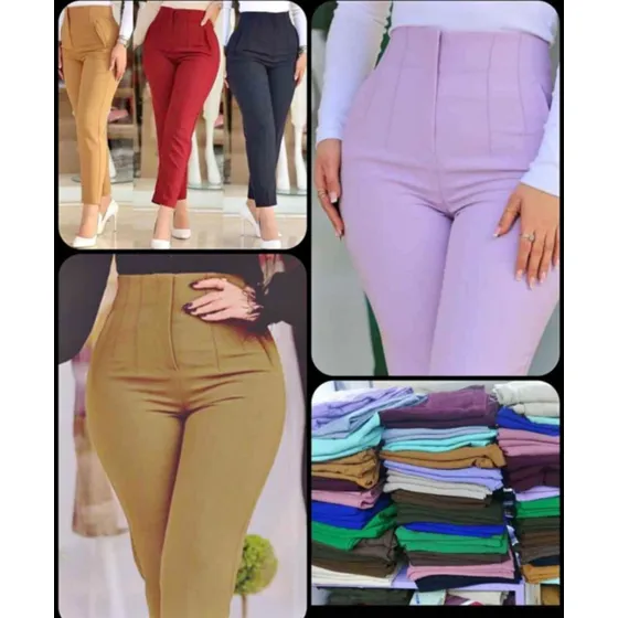 Pantalón De Vestir Mujer Pinzas Tipo Zara
