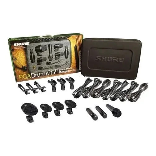 Set De Microfonos Para Bateria Shure Pgadrumkit7 Kit Shure