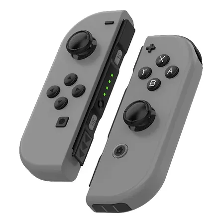 Par De Controles Inalámbricos Tipo Joycon Switch Gris