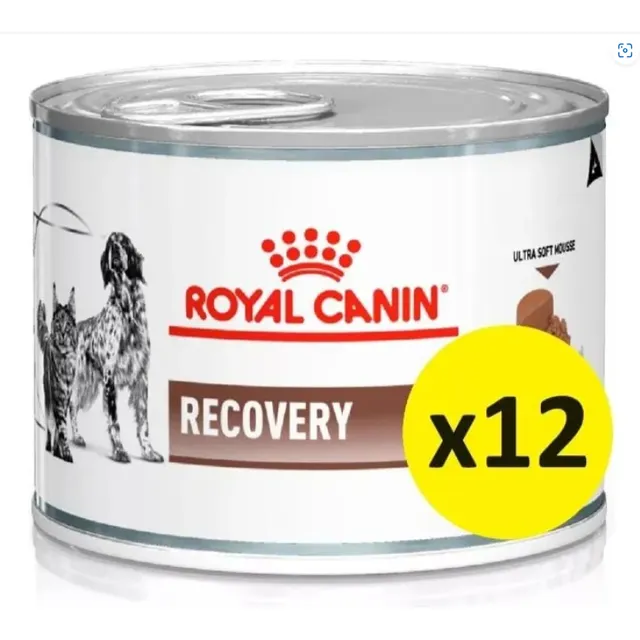 Lata Royal Canin Recovery Perros Y Gatos 12u X145gr.