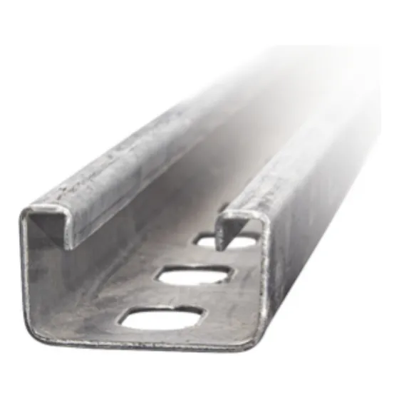 Unicanal Perforado 4 X 2 Cm X 3 M Calibre 12 Galv.