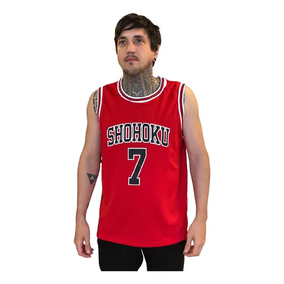 Camiseta Basket Shohoku Slam Dunk Cosplay Anime